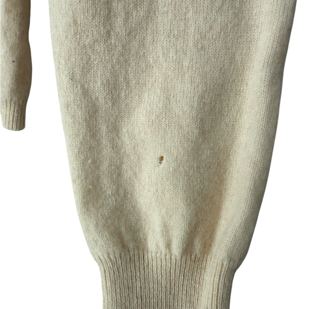 Unique Lucky Brand Fine Clothier Lambswool Sweater Size S | Flawed / As-Is - Picture 7 of 7